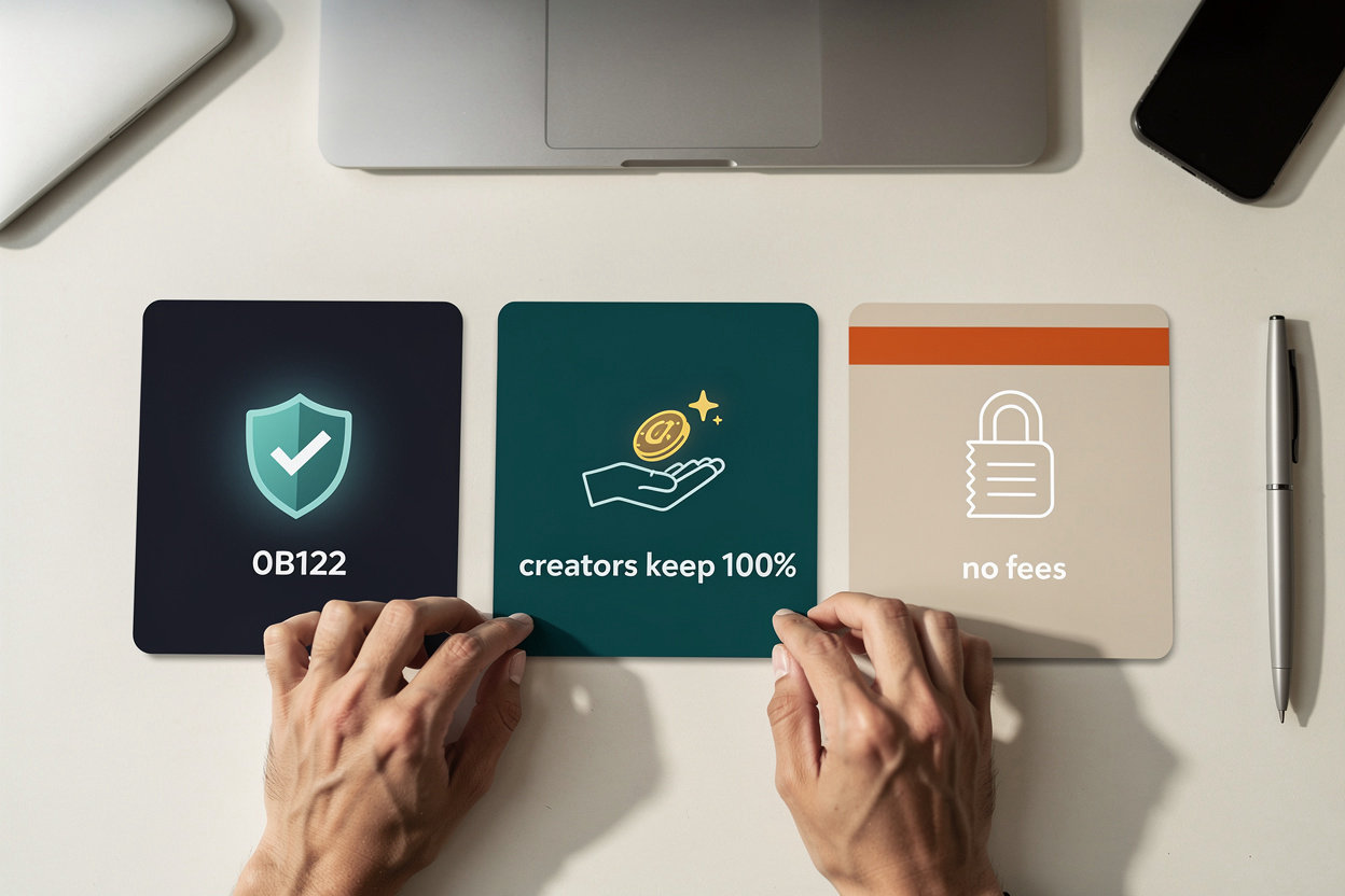 FeetRankApp verified community platform showcasing creator-first economics and transparent tipping system